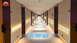 Up and down aluminum LED linear wall lamp