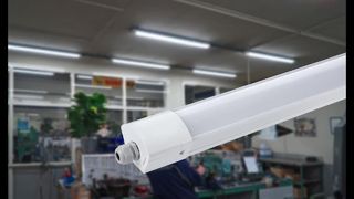 IP65 LED Tri-proof Light with CRI 80Ra and Corrosion Resistant for Industrial Environments