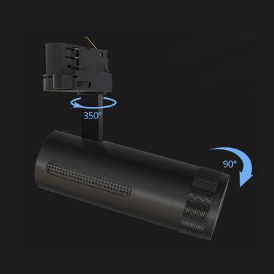 Lampu Sorot Trek Fokus Komersial Tanpa Tren Cahaya Utama 15°- 60° Lampu COB yang Dapat Diperbesar