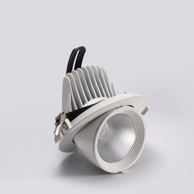 2700K-6500K Commercial LED Lights Rotate 360° Gimbal LED Downlight Tilt Outward 90°