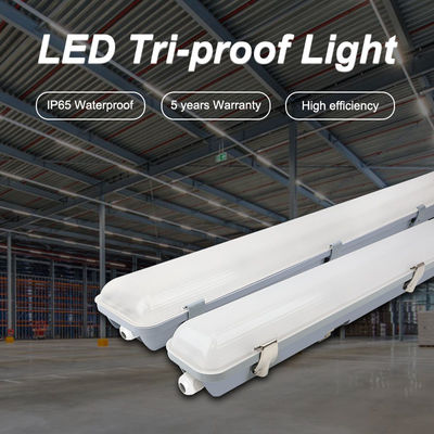 Energy Saving Commercial LED Waterproof Light 130lm/W Aluminum Alloy PC Material