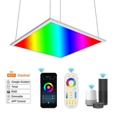 90lm/W RGBW RGBCW RGB Surface Mount LED Panel Light 2x4 100V-240V 40W