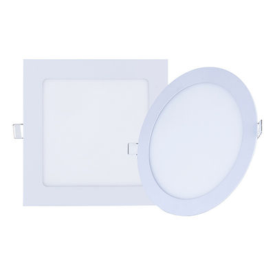 7-18 Watt LED Panel Downlight , Round Square Flat Panel LED Lights With Driver