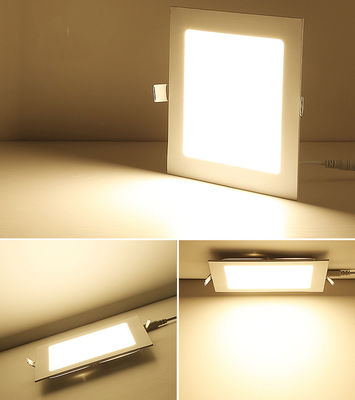 7-18 Watt LED Panel Downlight , Round Square Flat Panel LED Lights With Driver