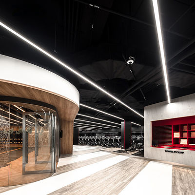 Beli Lampu Linear LED yang Dapat Diredupkan 3 Sisi Panjang Disesuaikan Untuk Pencahayaan Dalam Ruangan pembuatan online