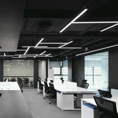 3 Sided LED Linear Light Fixture DMX Zigbee Smart Lights Customized Length