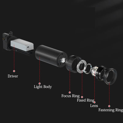Commercial Focus Track Light No Main Light Trend 15°- 60° Zoomable COB Light