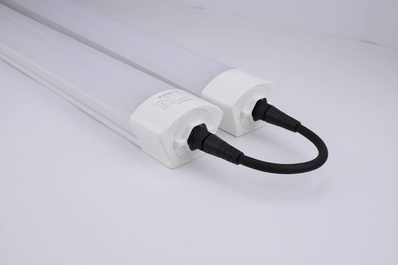160lm/W Linkable LED Triproof Light White Frame 5 Years Warranty