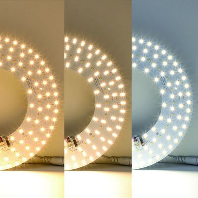 Modern Ceiling Light Fixtures Energy Saving Dimmable LED Ceiling Fan CRI 80 200*200mm