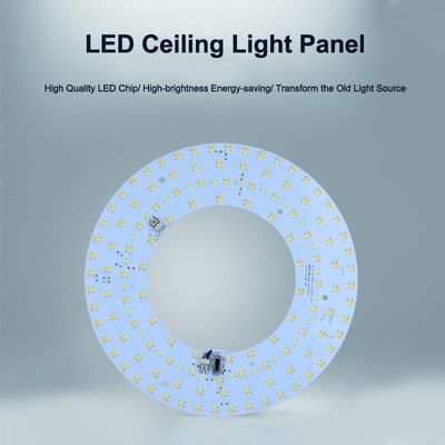 Modern Ceiling Light Fixtures Energy Saving Dimmable LED Ceiling Fan CRI 80 200*200mm