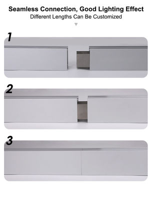 Aluminum Linkable Linear LED Light Fixtures AC100V-240V High CRI Ra 80