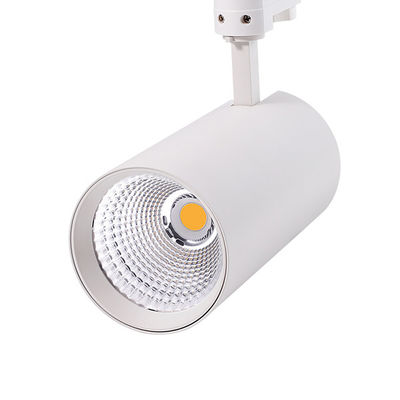White LED Track Light Fixtures 3000K/4000K/6000K Color Temperature IP20 Rated >80 CRI