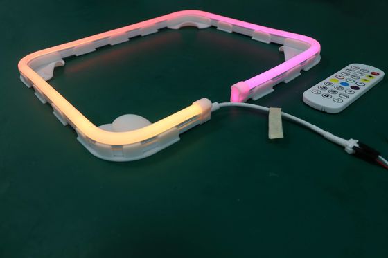 SPI RGBW Illusion Neon Light Flexible Silicone LED Strip With Working Voltage DC24V