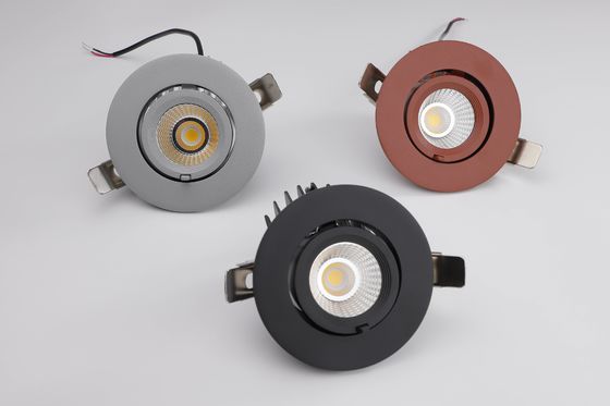 12W Gimbal Downlight 360° Rotation Led Gimbal Downlight Pot Lights 4 Inch Led Gimbal Lighting Solutions