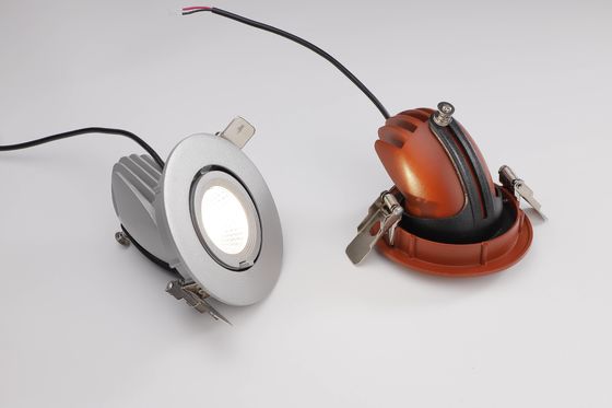 12W Gimbal Downlight 360° Rotation Led Gimbal Downlight Pot Lights 4 Inch Led Gimbal Lighting Solutions