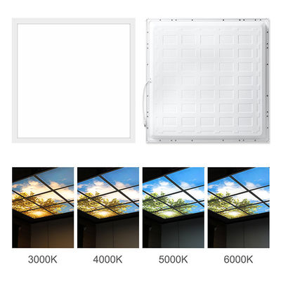 24 Inch 2x2 6060 40W Smart Natural Light LED Panel Dimmable Embedded Ceiling Light Blue Sky