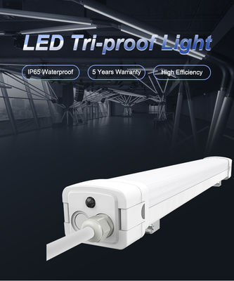 IP65 Aluminum 120 Degree Beam LED Tri-proof Light Fixture For Warehouse Lighting