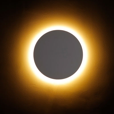 شراء تصميم بسيط مصباح حائط LED دائري 5 واط للإضاءة المساعدة الليلية Φ300xH23mm تصنيع عبر الإنترنت