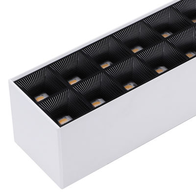 Beli Pencahayaan dalam ruangan UGR bawah Lampu gantung gantung Led Batten Lampu linier untuk Kantor Gudang Supermarket pembuatan online