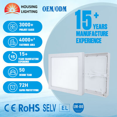 kaufen 22W Aufbau-LED-Panel-Leuchte mit dimmbarer CCT und Aluminiumgehäuse für 50.000 Stunden Lebensdauer Online-Herstellung