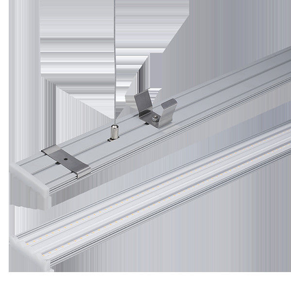 Office Warehouse Supermarket Linkable Led Batten Linear Lights Color Temperature 3000K/ 4000K/ 5000K/ 6000K/ CCT Changeable