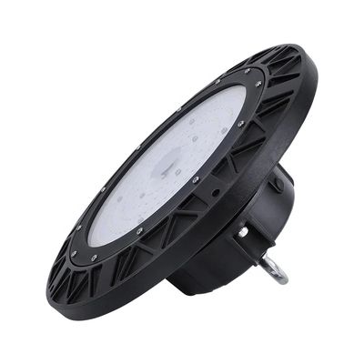 Harga bagus Pencahayaan LED UFO High Bay yang Dapat Diredupkan 100W-200W Bahan Aluminium on line
