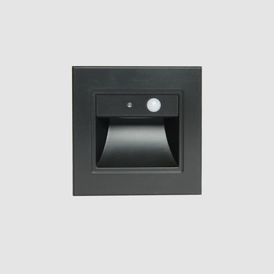 ON/OFF Lampada a pavimento 86mmX86mm Sensore radar luce a LED per scale