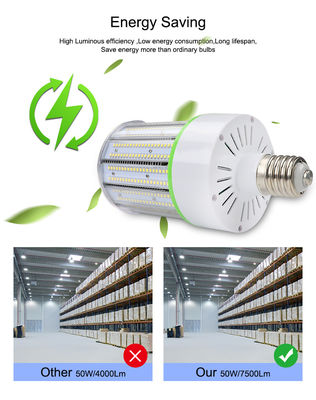 Harga bagus Lampu Bohlam Jagung LED E27 Indoor / Outdoor Aluminium Untuk Penerangan Komersial on line