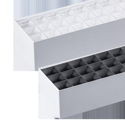 Illuminazione interna UGR inferiore Lampada pendente sospesa Linkabile Led Batten Luci lineari per ufficio magazzino supermercato