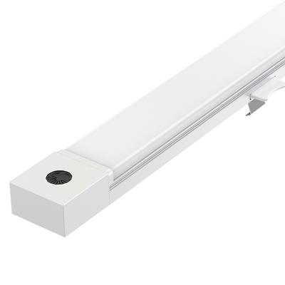 Office Warehouse Supermarket Linkable Led Batten Linear Lights Color Temperature 3000K/ 4000K/ 5000K/ 6000K/ CCT Changeable