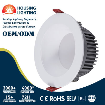Bom preço. Alumínio Redondo SMD Downlight Dali Dt8 Cct Tunable Cutout Branco 165mm 195mm 20W 25W 30W para uso interno on-line