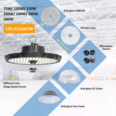 Ein guter Preis. IP65 Wasserdicht UFO LED High Bay Light 30000lm-36000lm High Lumen Dimmable 0-10V/DALI für Lagerbeleuchtung Online