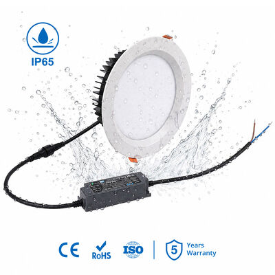 Harga bagus IP65 Waterproof LED Panel Light Slim Round Downlight Dengan Driver Efisiensi Tinggi Untuk Kamar Mandi Dapur Dan Ruang Komersial on line