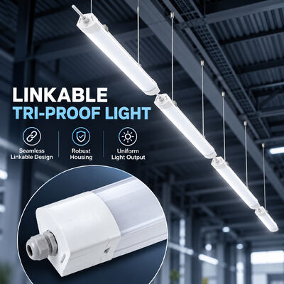 Καλή τιμή. Φωτιστικό LED Tri Proof IP65 IK08 18W 35W 45W Συνδεόμενο Αδιάβροχο Φωτιστικό LED για Αποθήκη Εργοστασιακό Φωτισμό online