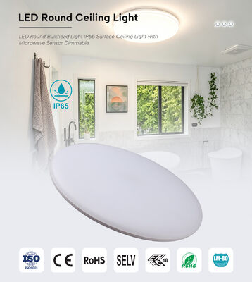 Un buon prezzo. IP65 Lampada a LED impermeabile con garanzia di 5 anni ed efficienza luminosa di 120LM/W per bagno e lavanderia in linea